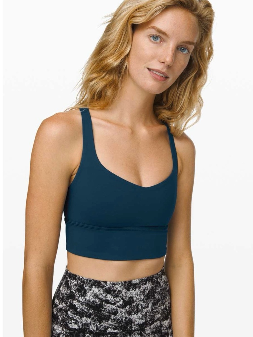 lululemon athletica Free to Be Longline Sports Bra Size 10